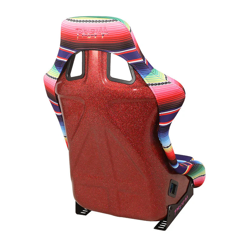 Vegan Micro Fiber Racing Seat w/Mount Bracket Universal