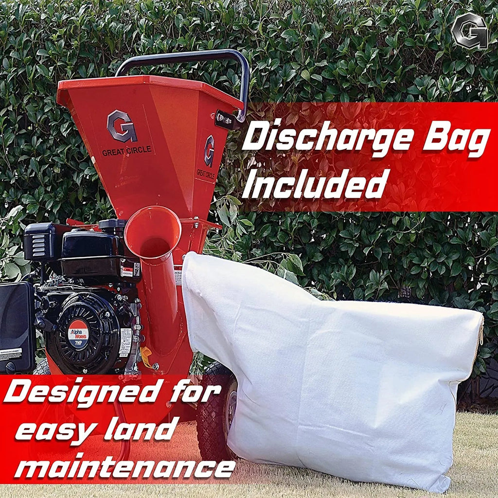 2026 Wood Chipper Shredder Mulcher Heavy Duty Gas Powered
