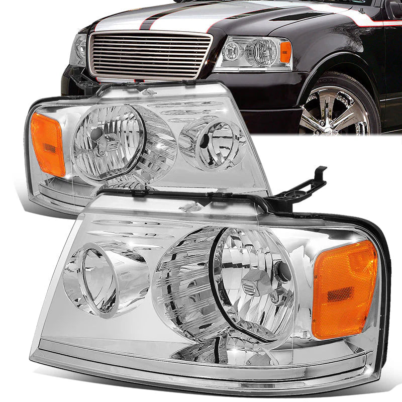 Factory Style Headlights 04-08 Ford F-150, 06-08 Lincoln Mark LT