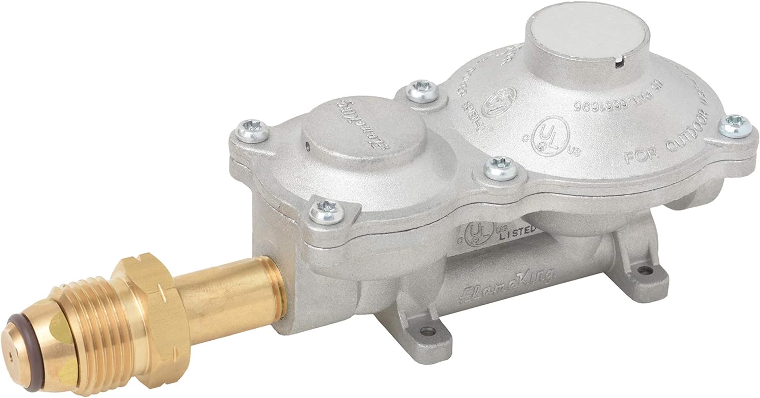 2026 Steel Propane Tank Cylinder with POL Valve and Collar, Great for Mixed Heating Systems, Home fireplaces, Dryers and Grills-Flame King