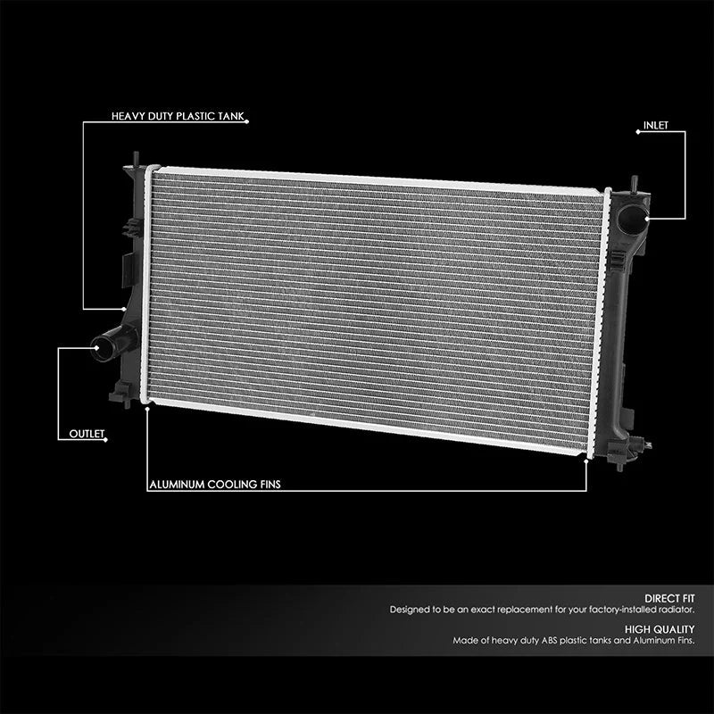 13347 Replacement Radiator 17-20 Toyota 86, 13-16 Sclon FR-S, 13-20 Subaru BRZ 2.0L