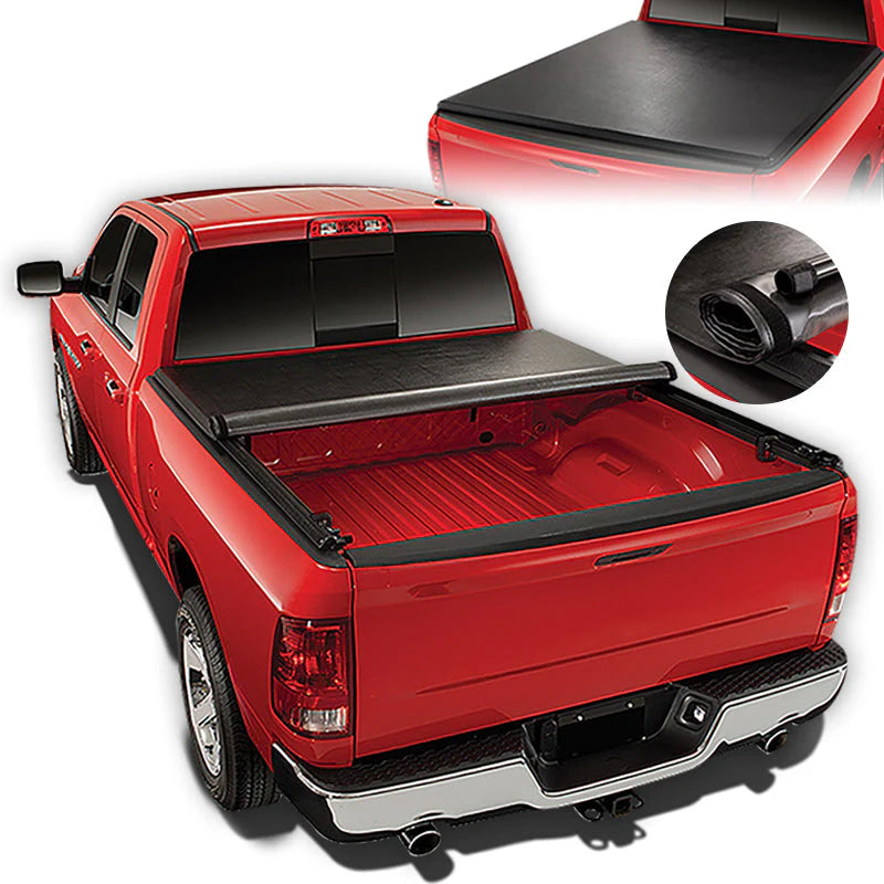 5.5 ft. Bed Soft Roll-Up Tonneau Cover 22-24 Toyota Tundra