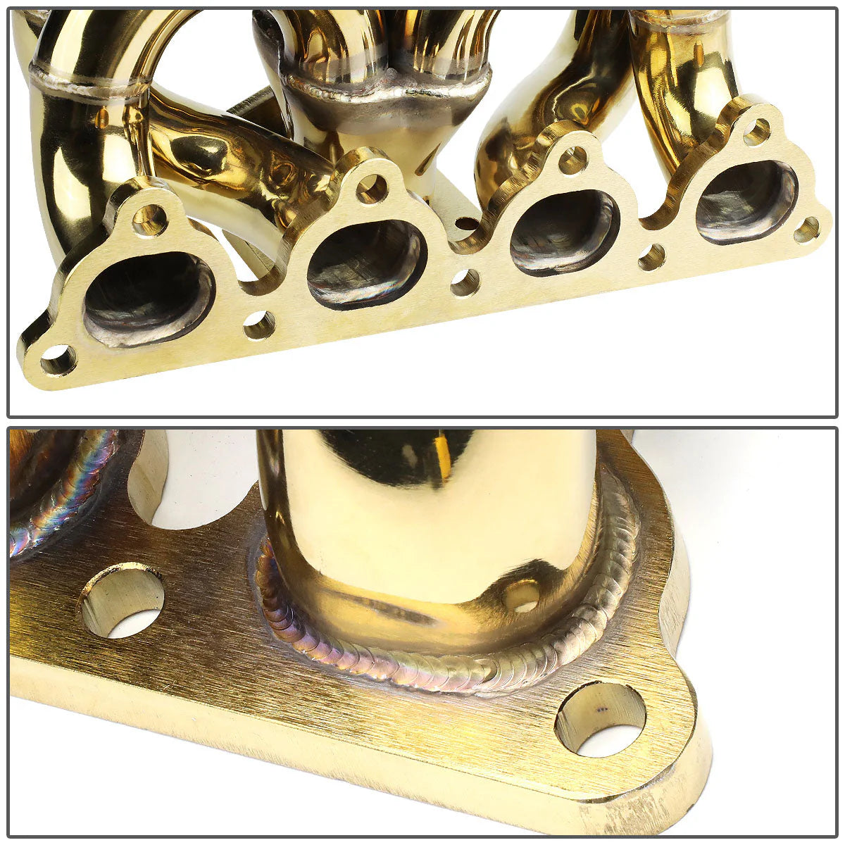 88-91 Honda CRX 88-00 Civic D15 D16 T3 Turbo Manifold w/38mm Port - Stainless Steel