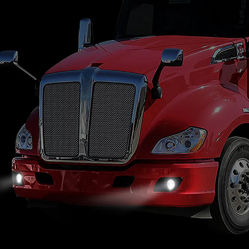 LED Clear Lens Fog Lights 11-22 Kenworth T680