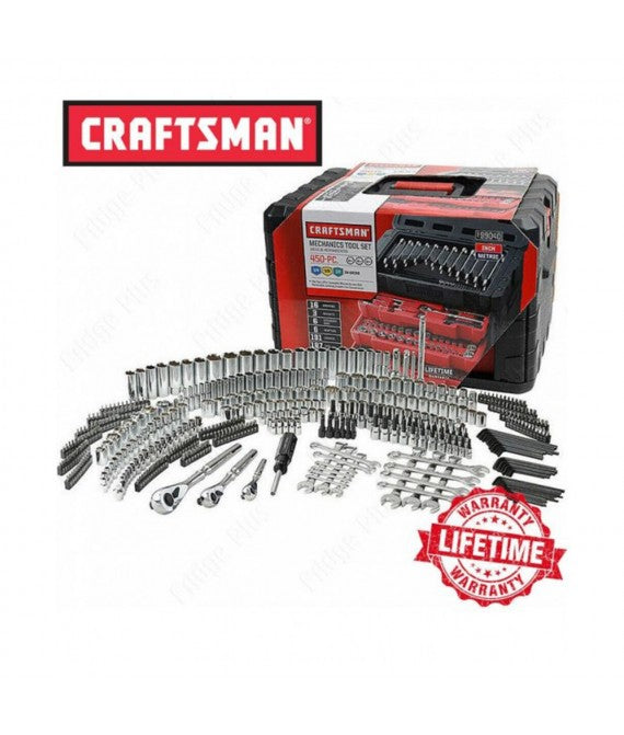 2026 Craftsman 450-Piece Mechanics Tool Set, Ratchet Socket Hand Wrench Toolset