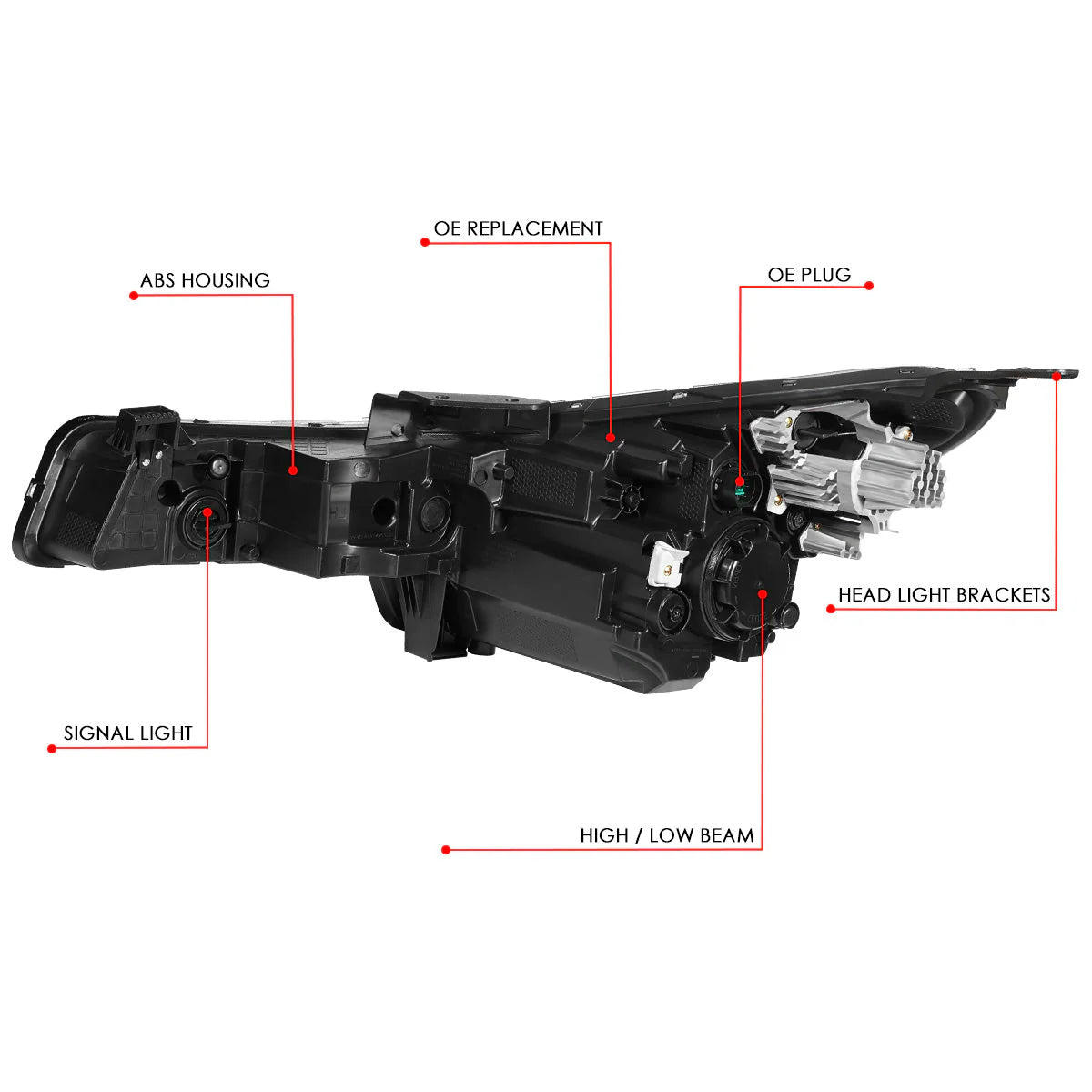LED DRL Projector Headlight (Right) 21-22 Hyundai Elantra