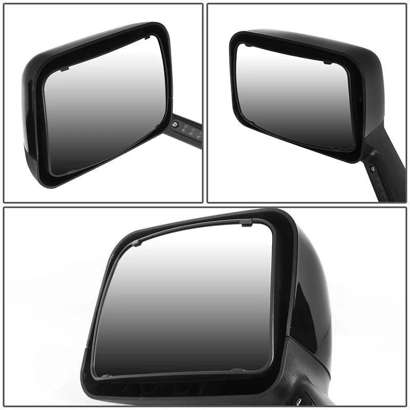 Performance Series Side Hood Mirrors (Black) 18-22 International MV607, RH613, HV507, LT625