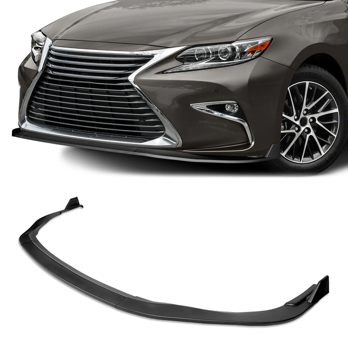 Sport Style Front Bumper Lip 16-18 Lexus ES300H ES350