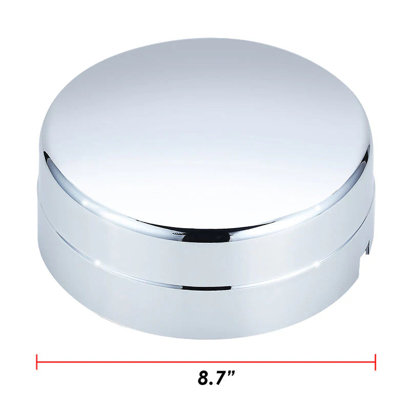 Pair Blank Faced Style Rear Wheel Center Caps 03-18 Dodge Ram 3500 DRW