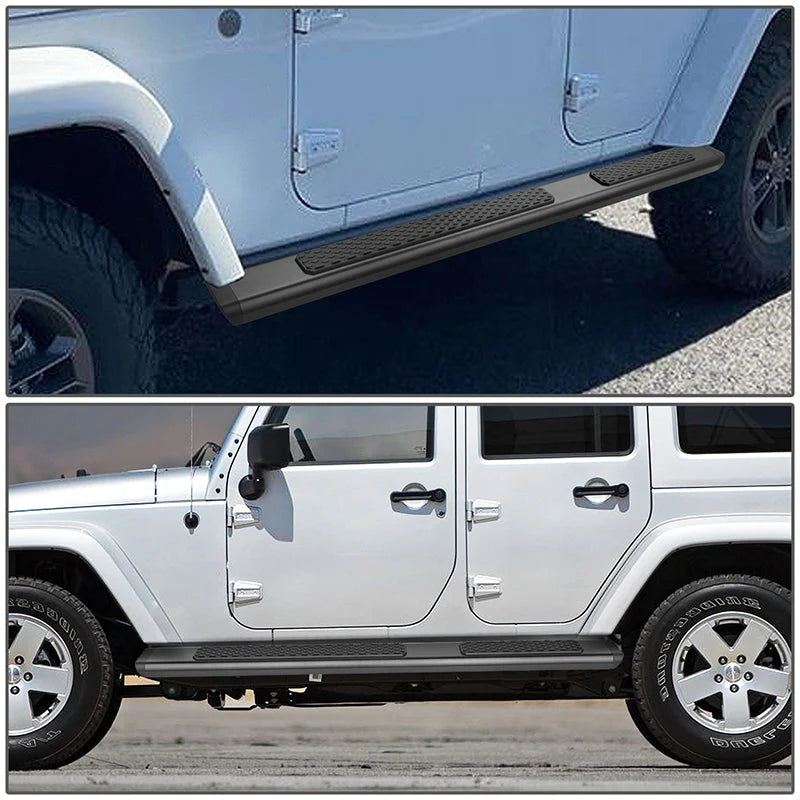 6 in. Wide Tubular Step Bar 07-18 Jeep Wrangler JK