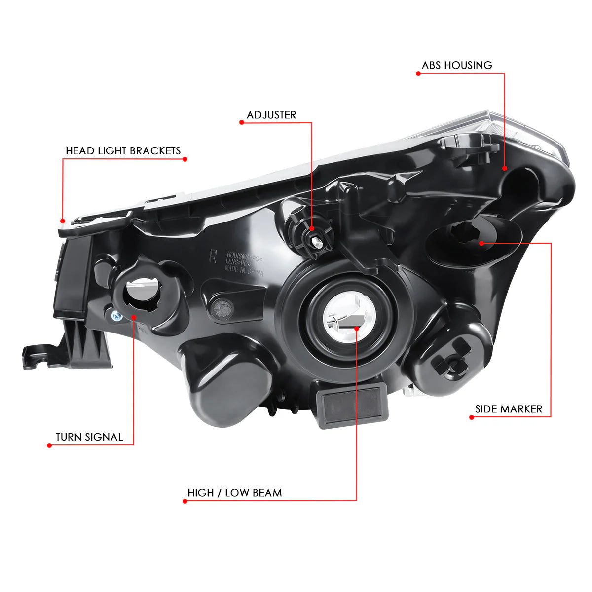 Factory Style Headlights 08-11 Ford Focus
