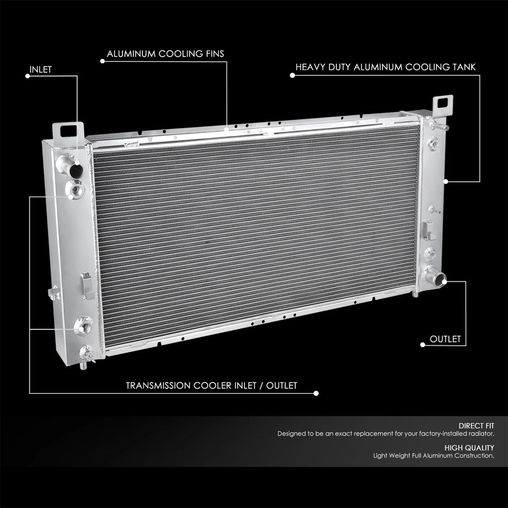 Performance 3-Rows Core Aluminum Radiator 99-13 Chevy Silverado / GMC Sierra