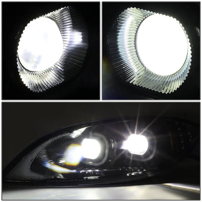 LED DRL Halo Projector Headlights 09-18 International Harvester ProStar
