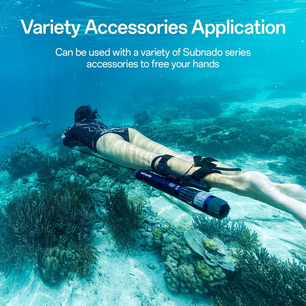 2026 Waydoo Subnado Underwater Scooter Lite, Water Sports Diving Scooter with Removable Handle, Compact and Portable Water Scooter for Adults&Kids, Scuba Diving Snorkeling Sea Scooter Multiple Uses, Blue
