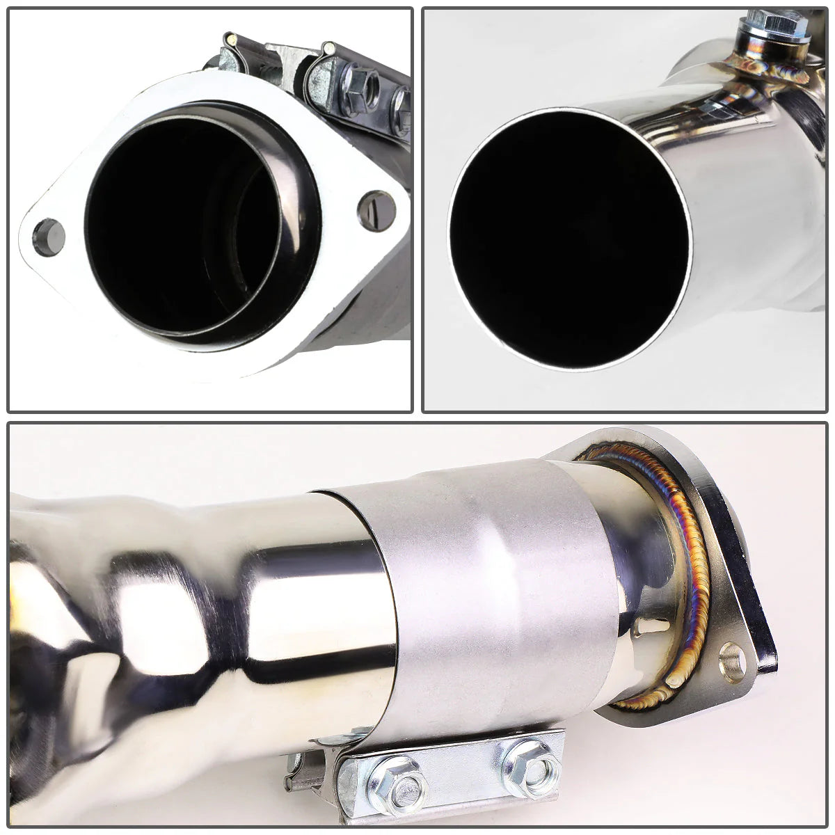 04-07 Cadillac CTS V8 4-1 Long Tube Exhaust Headers - Stainless Steel