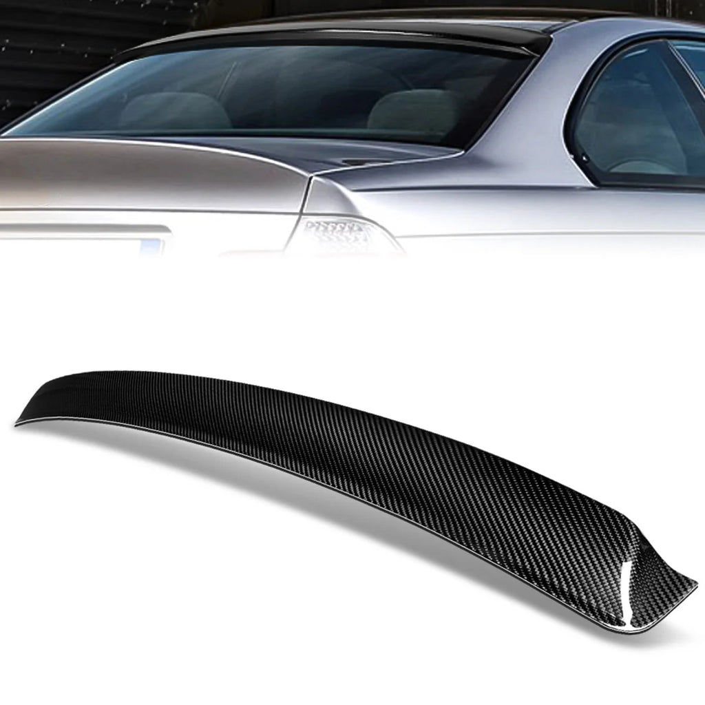 99-05 BMW M3 325Ci 330Ci E46 Coupe Rear Window Windshield Roof Spoiler - Carbon Fiber