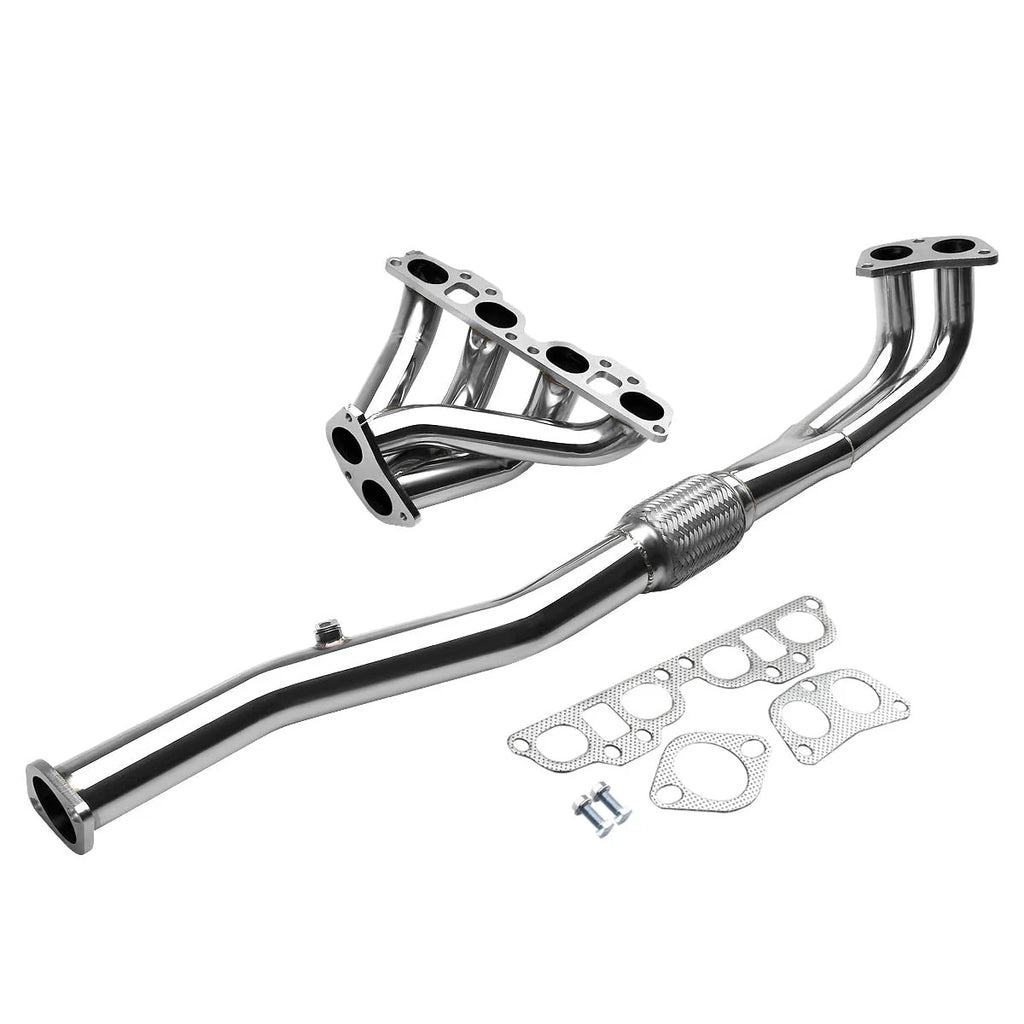 91-01 Nissan Sentra 200sx 2.0L 4-2-1 Exhaust Header w/O2 Sensor Bungs - Stainless Steel