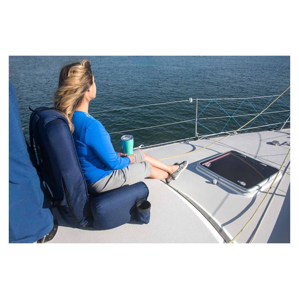2026 High-Back Portable Seat with Armrests & Pockets, UV-Resistant, Water-Repellent Fabric