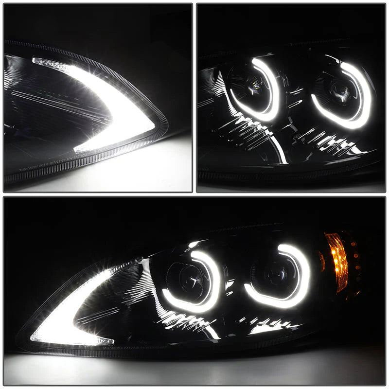 LED DRL Halo Projector Headlights 09-18 International Harvester ProStar