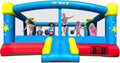 2026 Big Inflatable Bounce House for Party Fun,15ft x 14.8ft,Double Basketball Hoop,Throw Ball Game,Reinforced PVC Bounce Floor,Jumping Bouncy Castle Holds 6 Kids