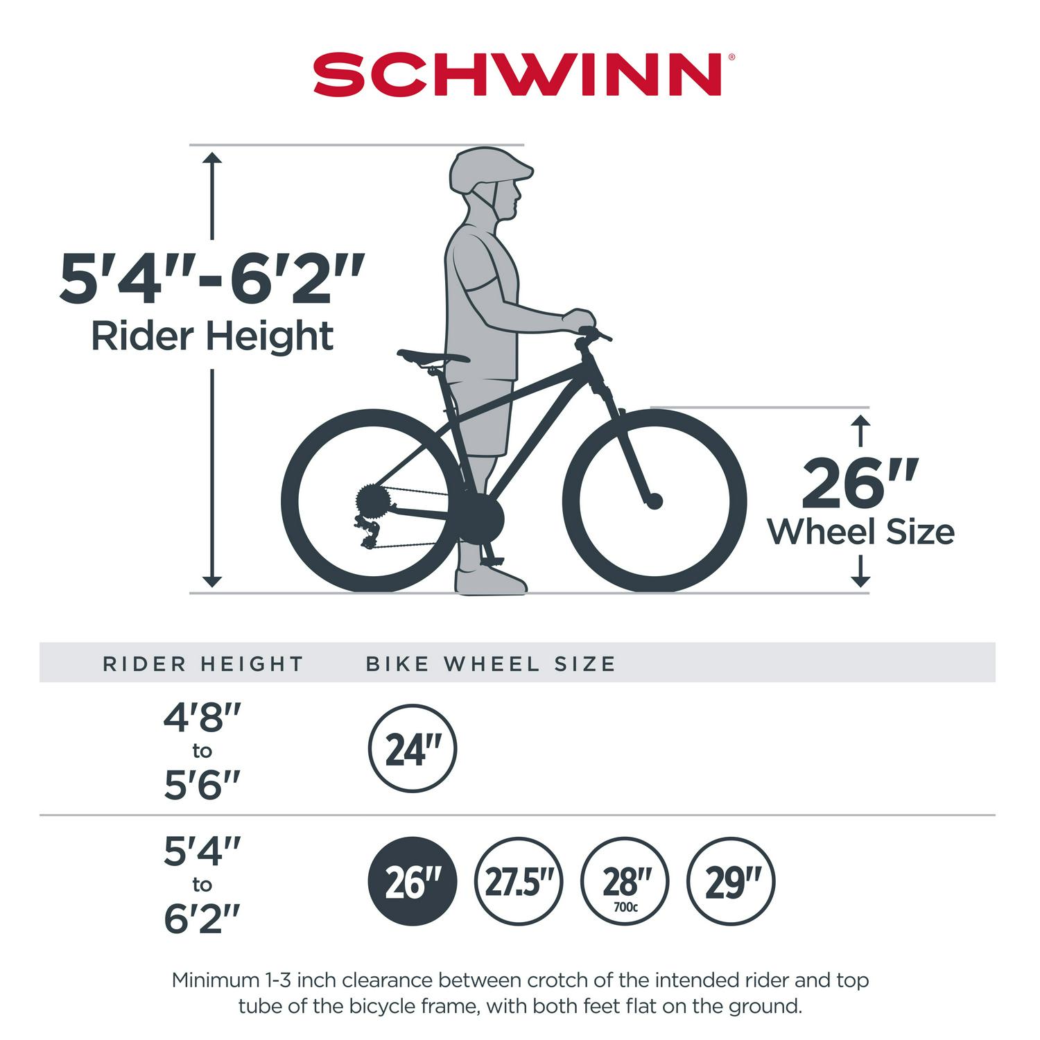 2026 Schwinn Sidewinder Mountain Bike， 26-inch Wheels， 21 Speeds， Mens Style， Black