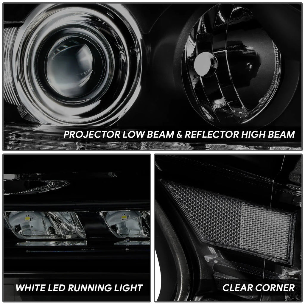 LED DRL Projector Headlights 13-15 Lexus RX350, RX450H