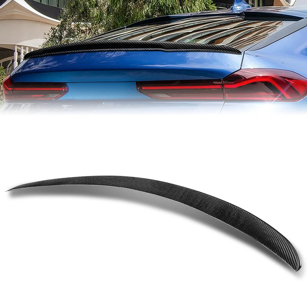 P-Style Duck Bill Carbon Fiber Rear Trunk Lid Spoiler 15-19 BMW X6 F16