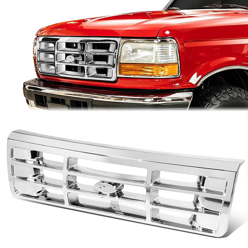 Front Bumper Grille 92-97 Ford F150 / F250 / F350