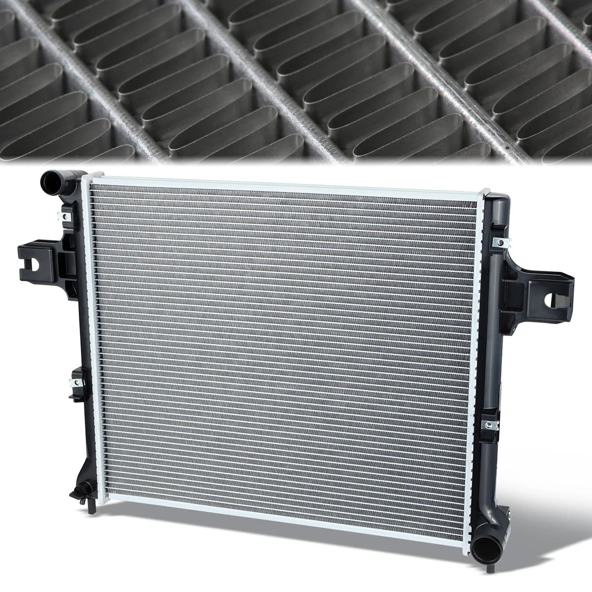 13181 Replacement Radiator 07-10 Jeep Grand Cherokee WK 3.0L Turbo Diesel