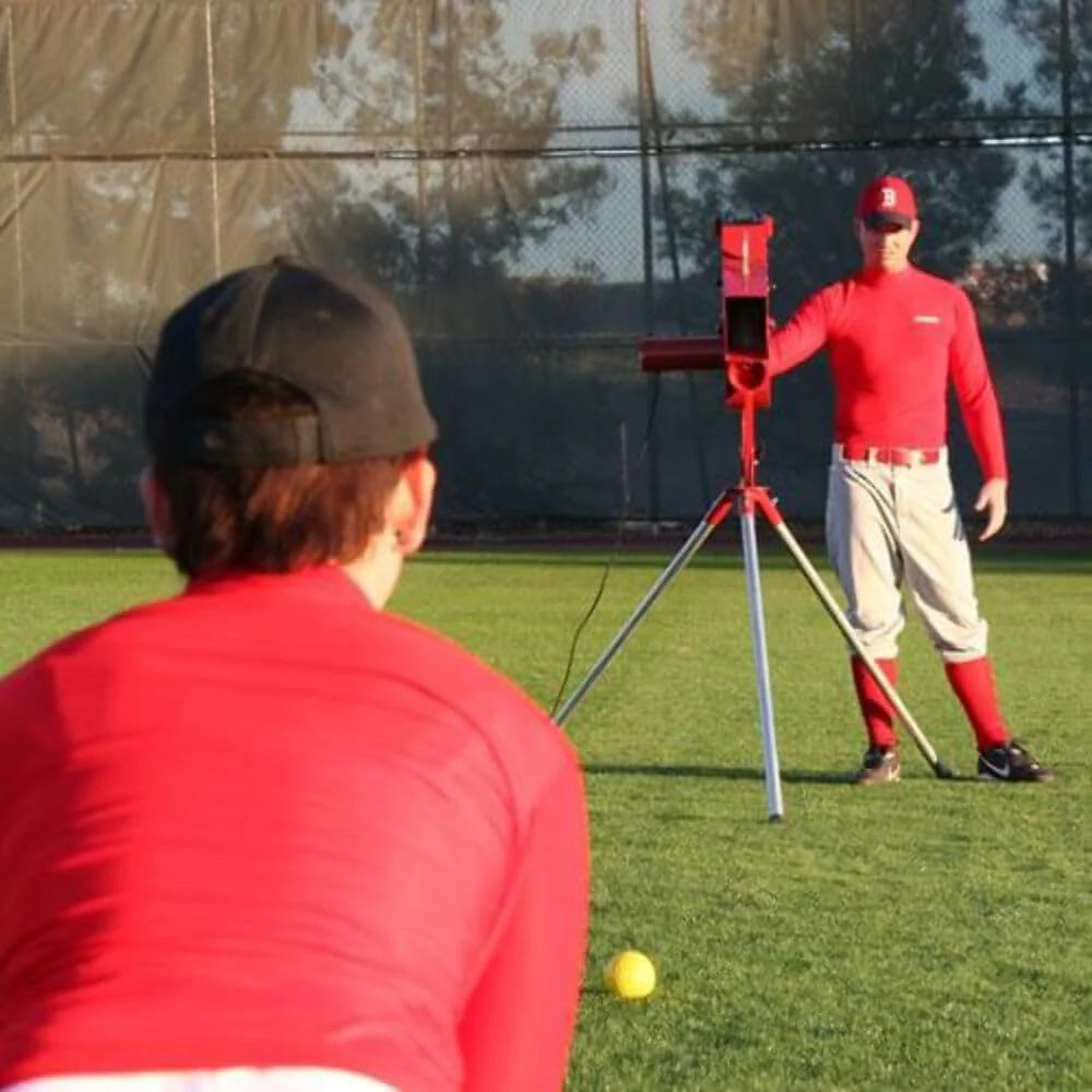 2026 Sports Softball Pitching Machine with 9 Ball Automatic Feeder