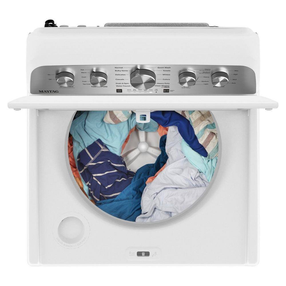 2026 4.8 cu. ft. Top Load Washer with Extra Power Boost, White – MVW5430MW