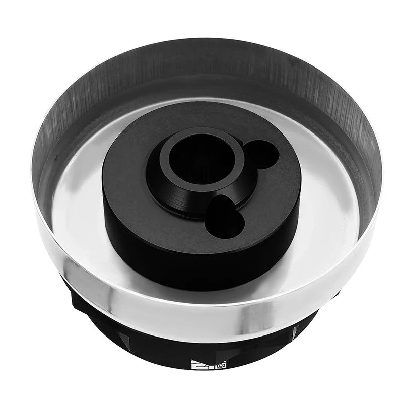 65-69 Ford Mustang 67-74 Bronco Aluminum Steering Wheel Hub Adapter - Black