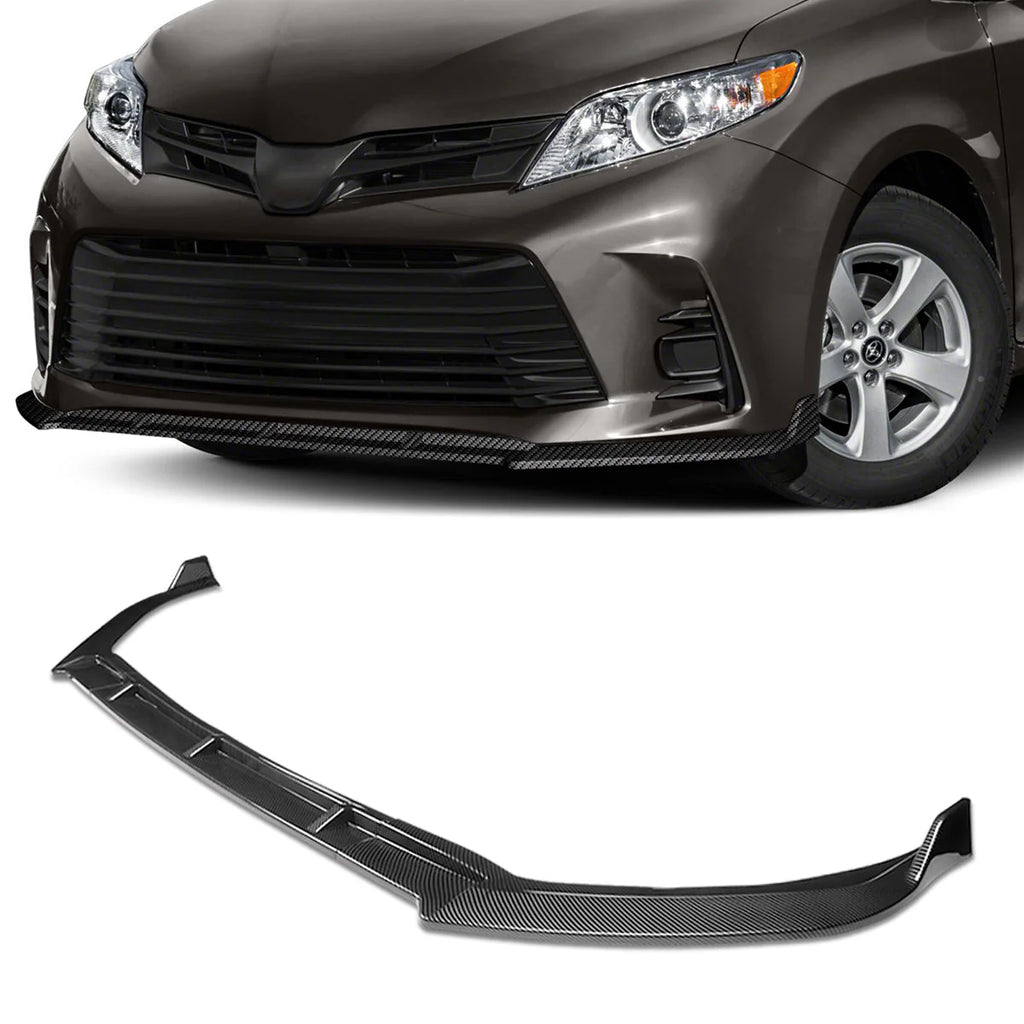 MP-Style Front Bumper Lip 18-20 Toyota Sienna