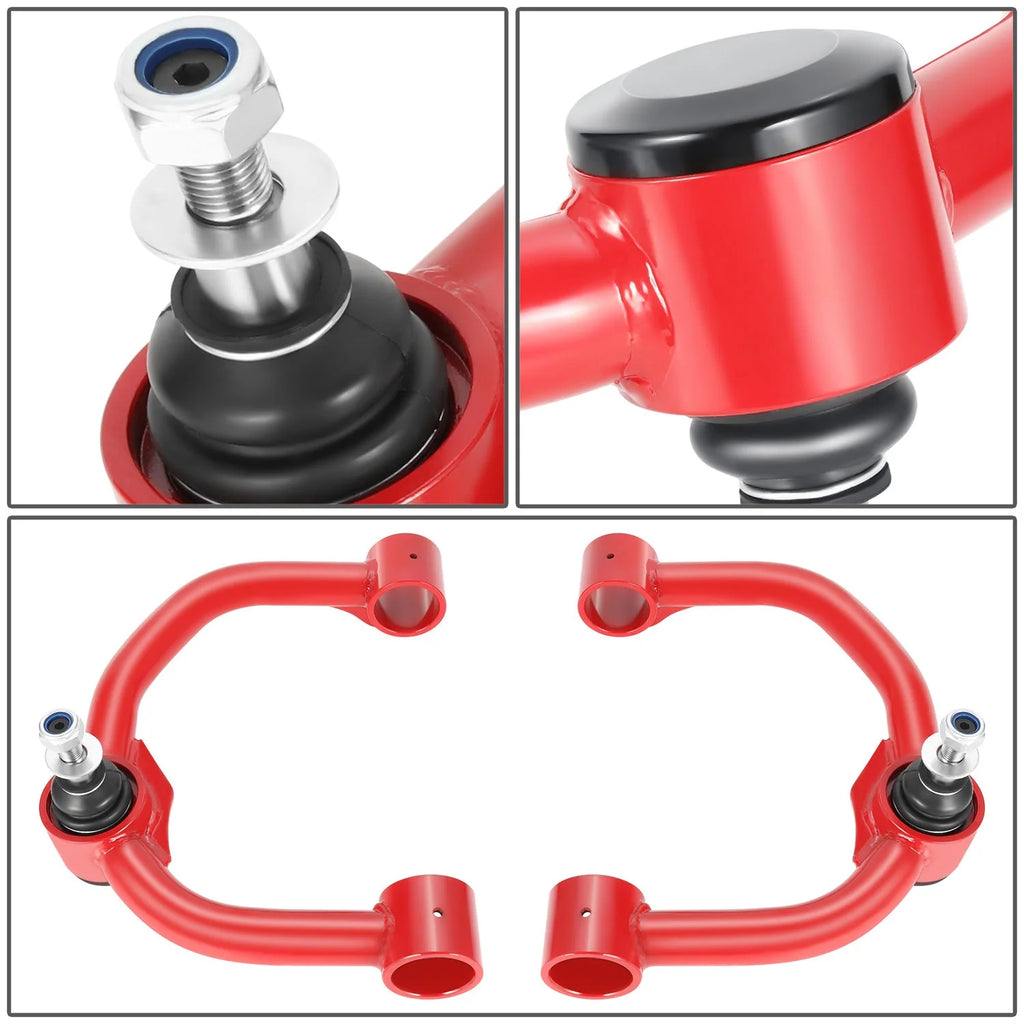 04-22 Ford F150 Lincoln Navigator 2-4 in. Lifted Front Upper Control Arms (Red)