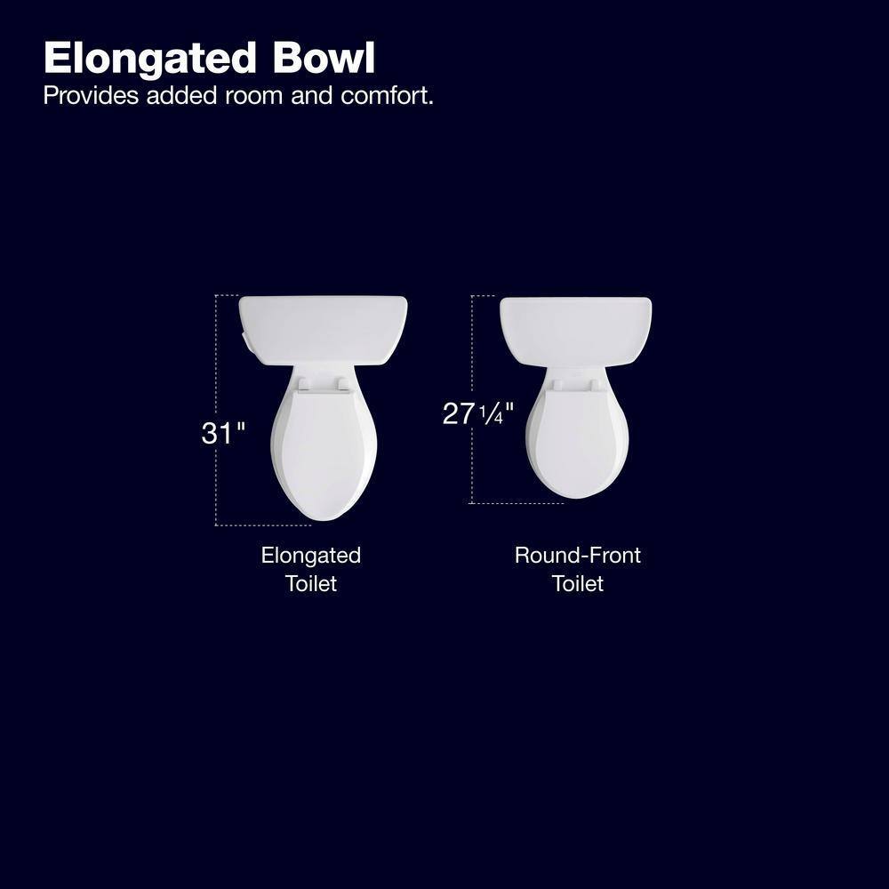 2026 Highline Arc Extra Tall Elongated Toilet 1.28 GPF White with Seat