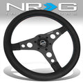 350mm M Stitching Style Aluminum Steering Wheel Universal