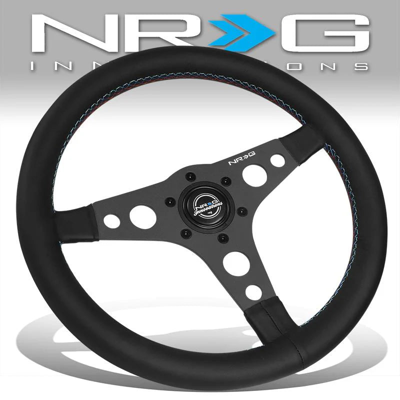 350mm M Stitching Style Aluminum Steering Wheel Universal