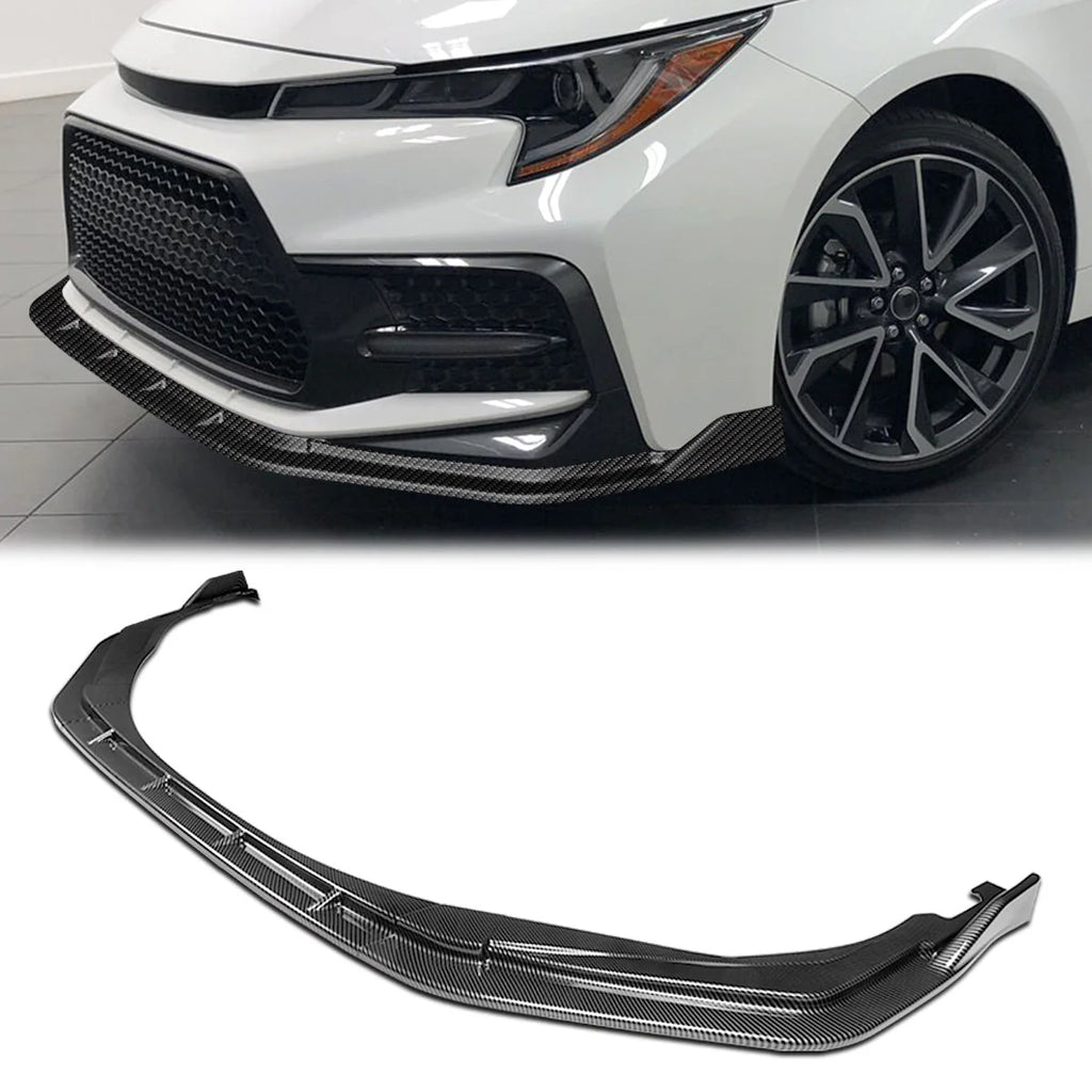STP-Style Front Lip Spoiler 20-22 Toyota Corolla XSE / SE