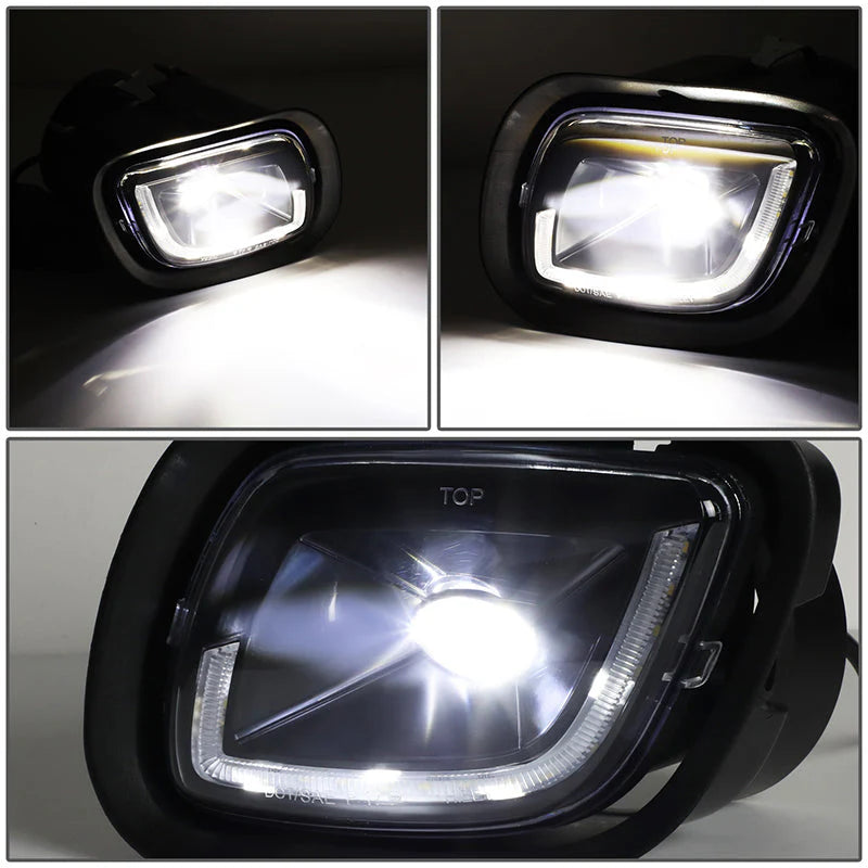 LED DRL Projector Fog Lights 08-17 Freightliner Cascadia