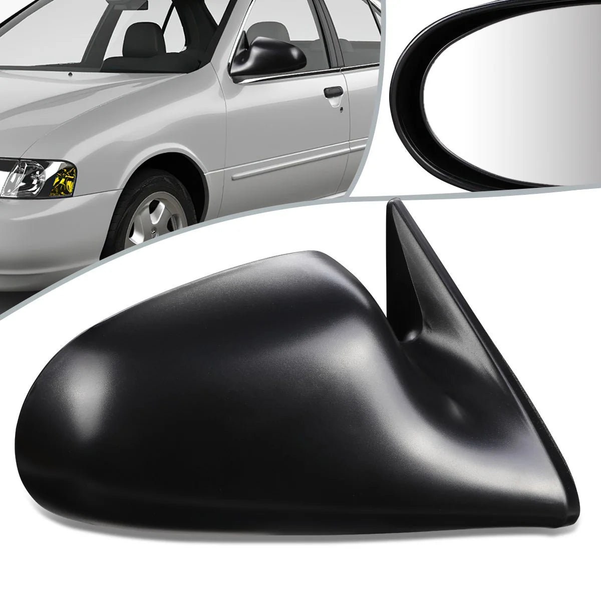 Powered Side View Mirror (Right) 95-98 Nissan 200SX, 95-99 Sentra