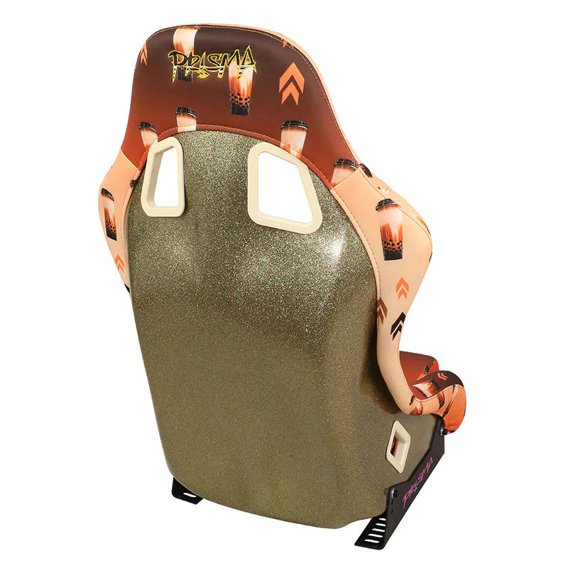 Vegan Satin Fixed Back Racing Bucket Seat Universal