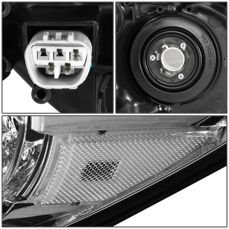 LED DRL Projector Headlights 13-15 Lexus ES300h, ES350