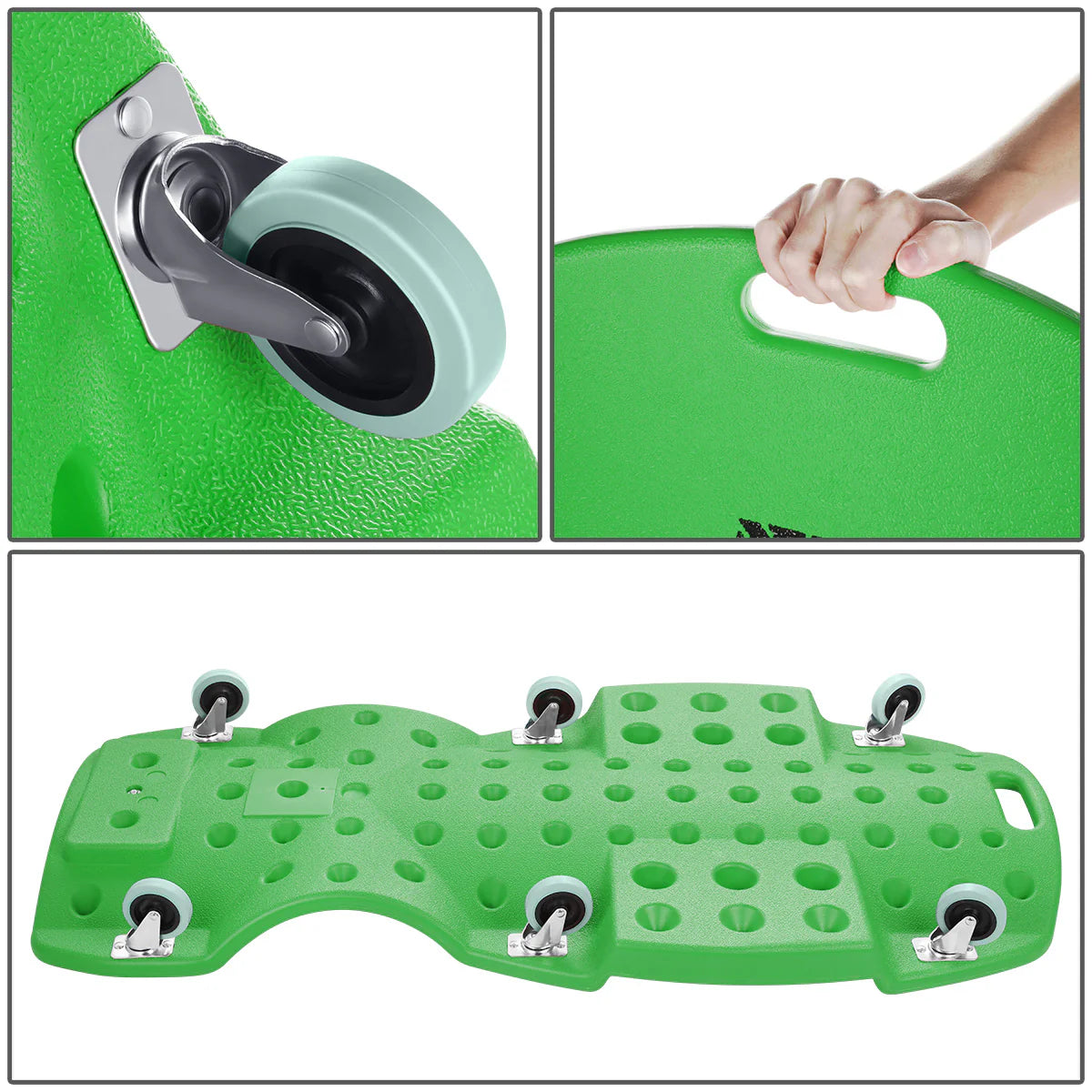 Heavy Duty Low Profile Roller Automotive Creeper - 46.8 in. L x 23.6 in. W [A Variety of Color Options]