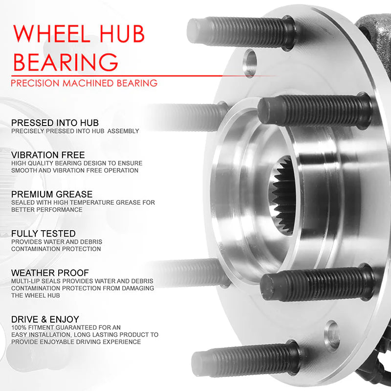 Front Left or Right Side Wheel Bearing & Hub Assembly 07-18 BMW X5, 08-17 X6 AWD