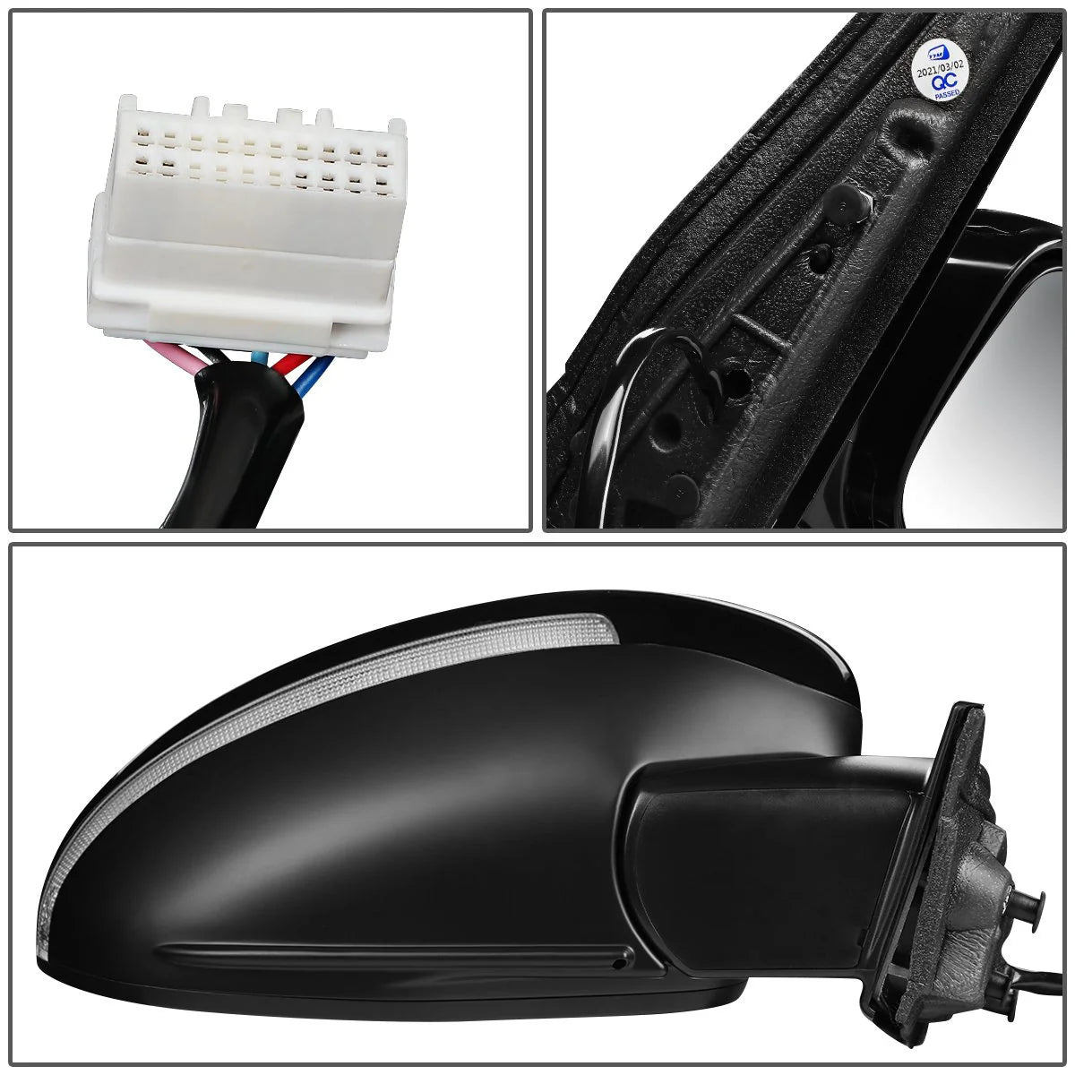 Powered Heated Side View Mirror (Right) 14-17 Honda Odyssey