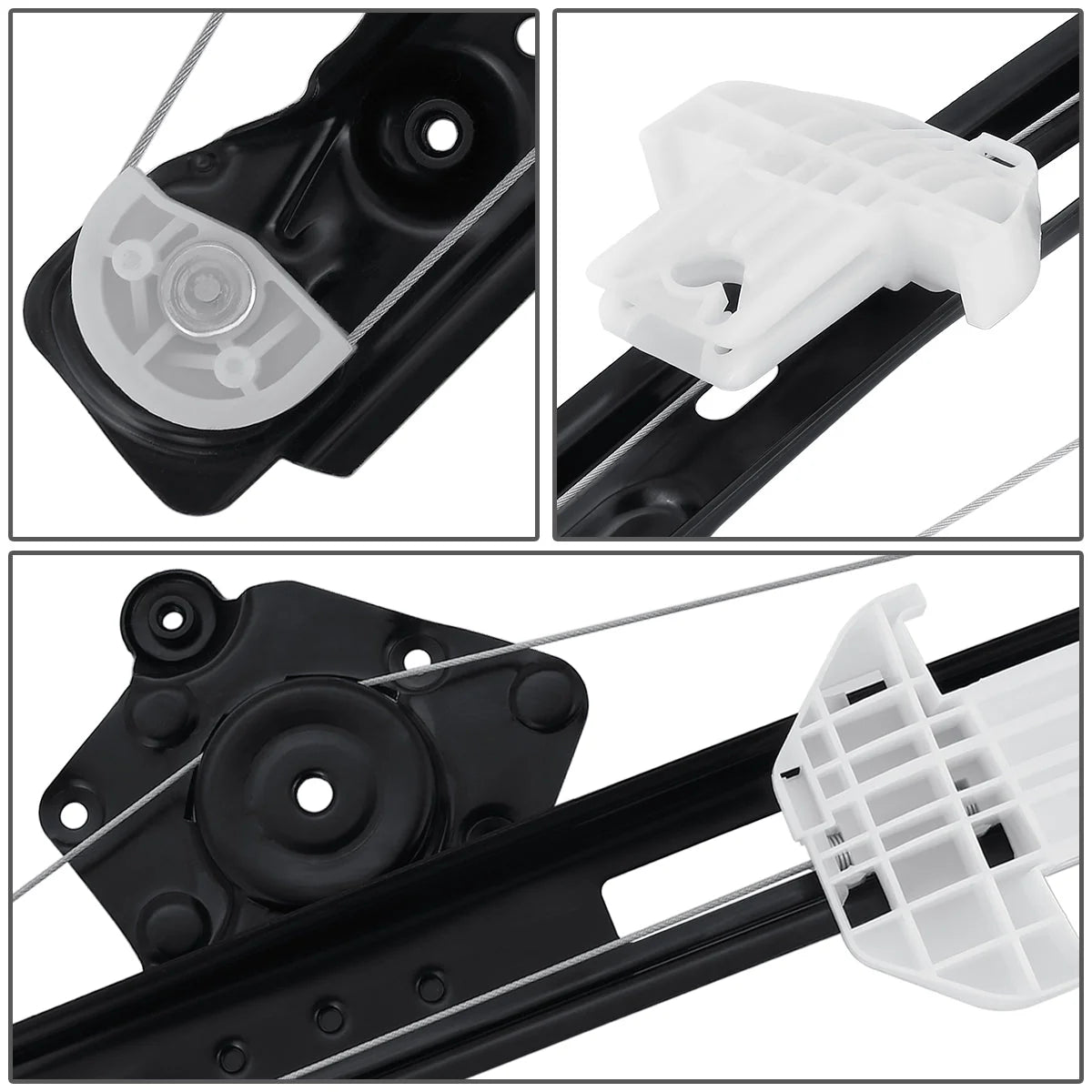 00-07 Ford Focus Power Window Regulator w/o Motor - Rear Left Driver Side