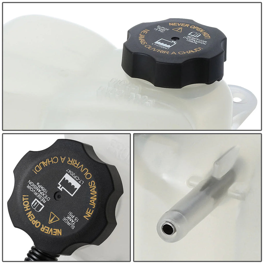 03-06 Cadillac CTS 2.8L 3.2L 3.6L 5.7L 6.0L Coolant Overflow Reservoir w/ Cap