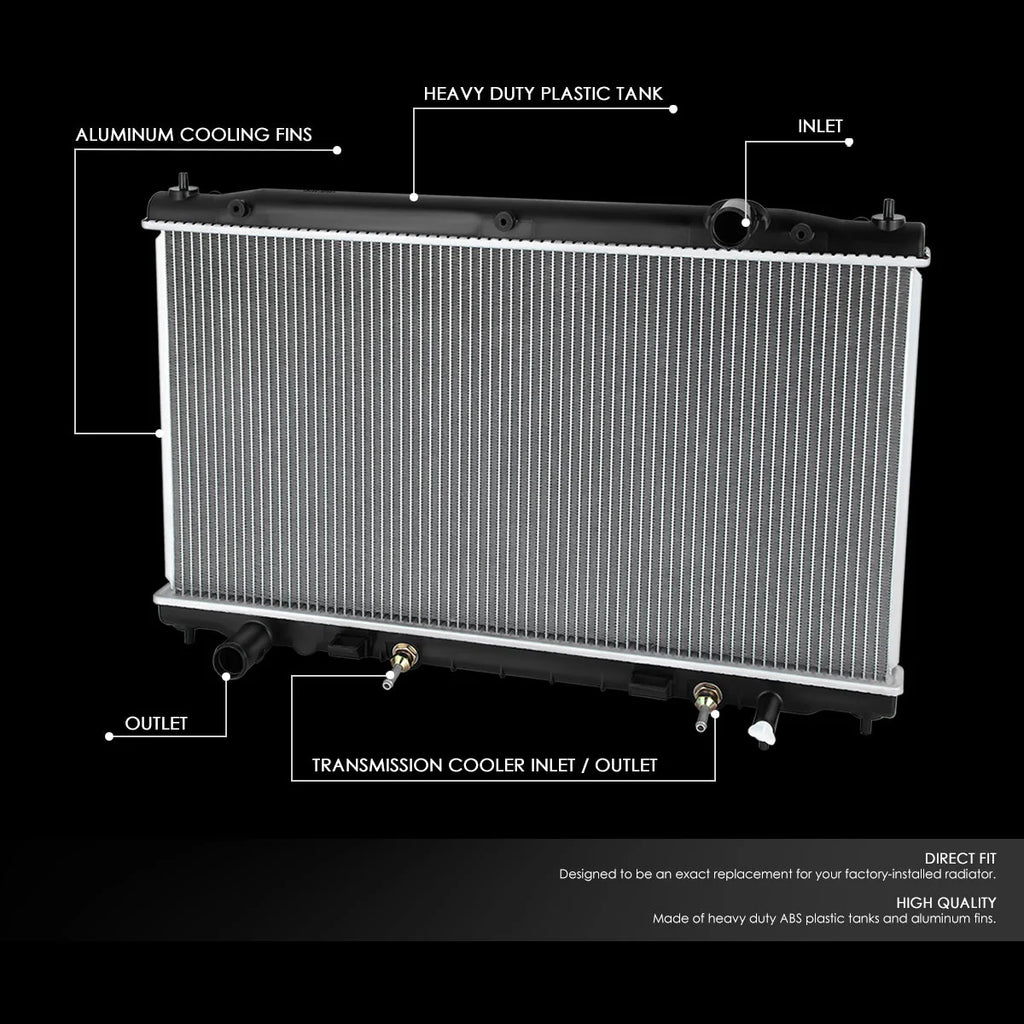 13403 Replacement Radiator 14-17 Infiniti Q50 3.5L 3.7L