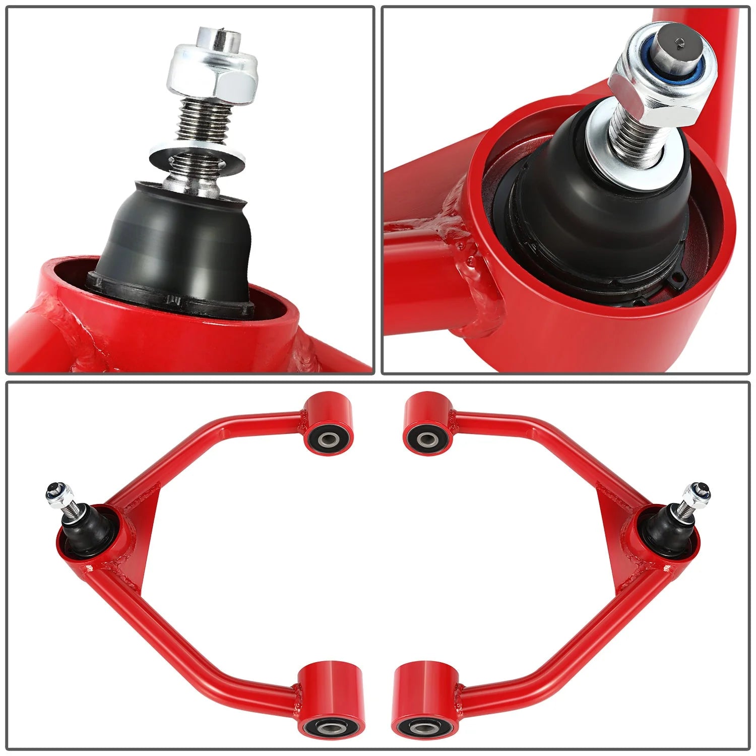 19-22 Ram 1500 2-4 in. Lift Front Upper Tubular Control Arms (Red)