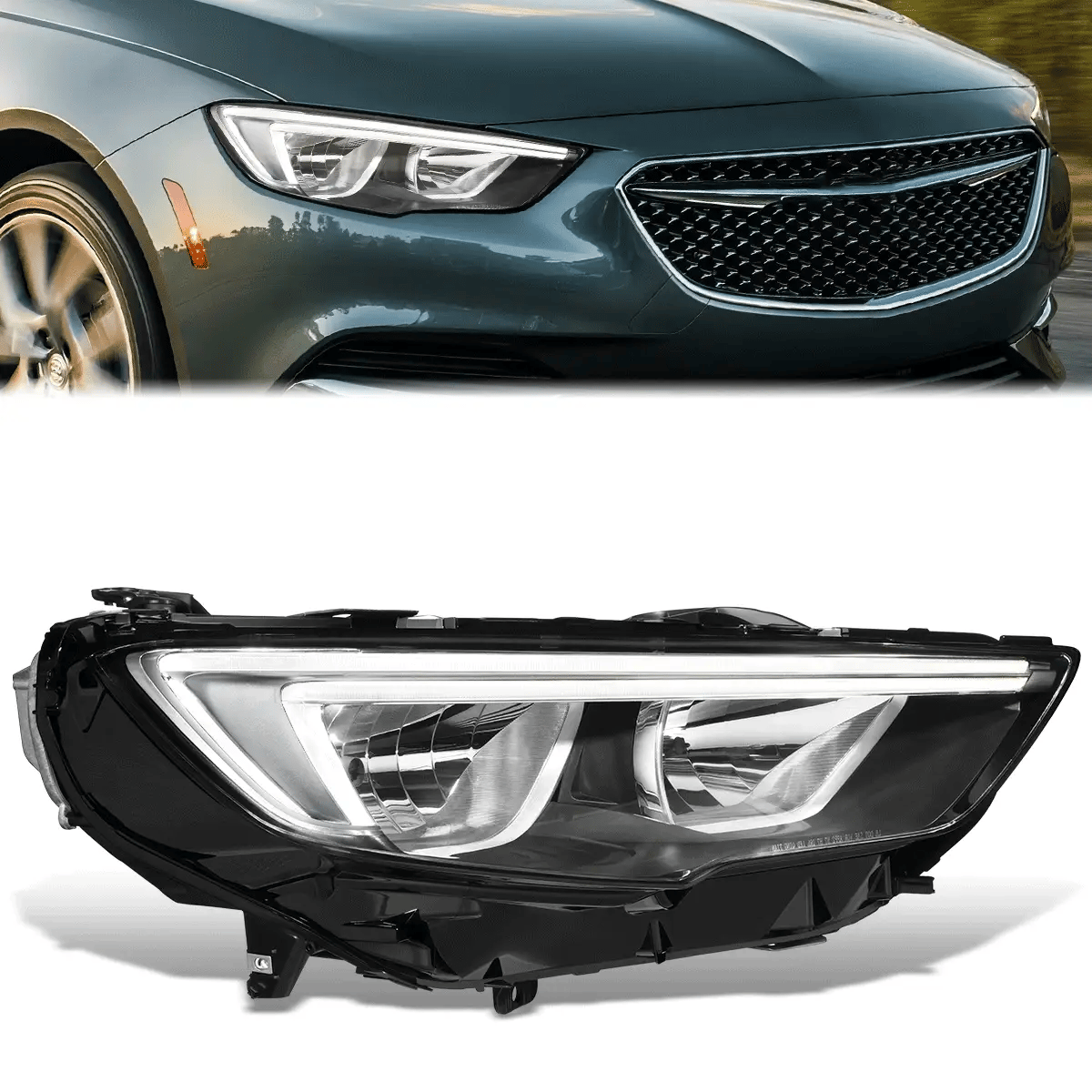 LED DRL Switchback Headlight (Right) 18-20 Buick Regal Sportback, Regal Tourx